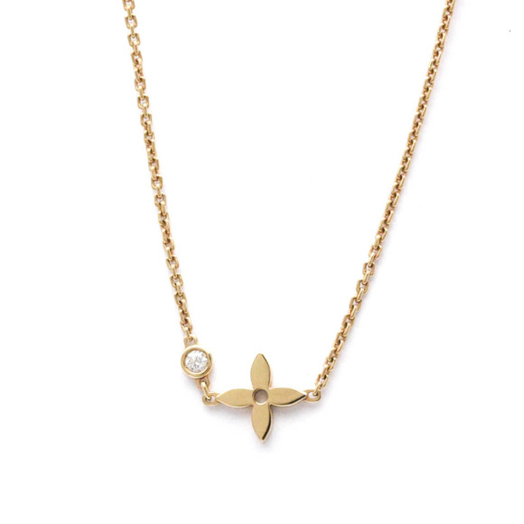 LOUIS VUITTON Jewelry - Louis Vuitton Pendentif Monogram Idylle Q93281 Pink Gold (18K) Diamond Women'...